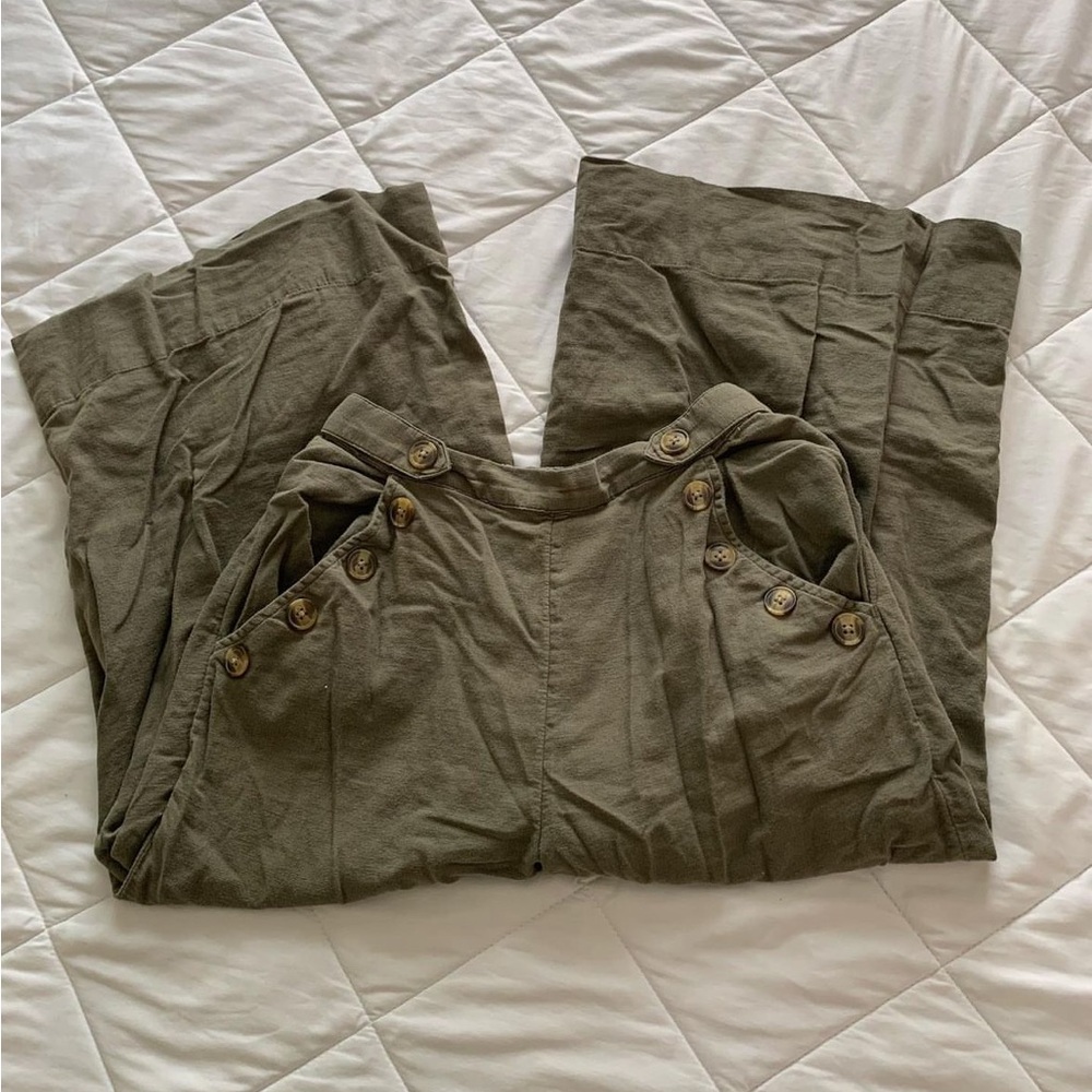 American Eagle Paper Bag, Capris, Wide Leg Pants